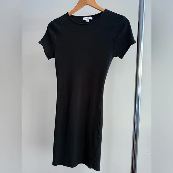 Topshop Ribbed Tee Dress - Picture 4 of 11